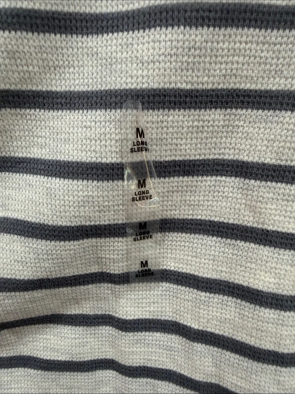 The Children's Place Cream and Navy Striped Long Sleeve Tee